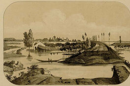 1856 : brèche de la levée de Saint-Pryvé