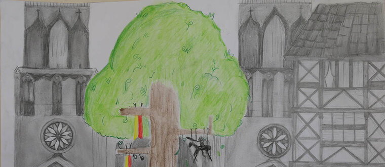 Dessins des enfants d’Orléans sur le thème « L’arbre de chez nous »