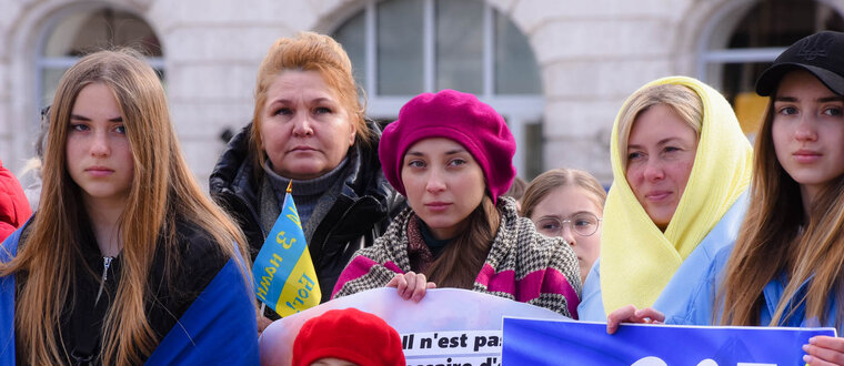 Ukraine : rassemblement de soutien