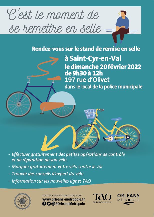 Atelier vélo du 20 février 2022 à Saint-Cyr-en-Val