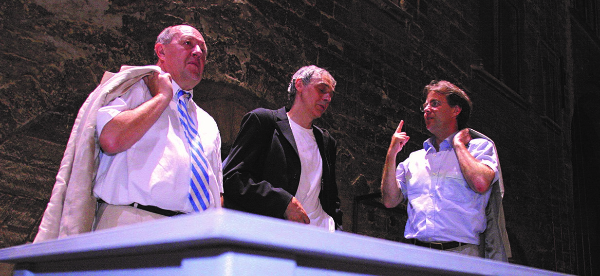 Marc Champigny, Joseph Nadj, Serge Grouard en 2006 à Avignon