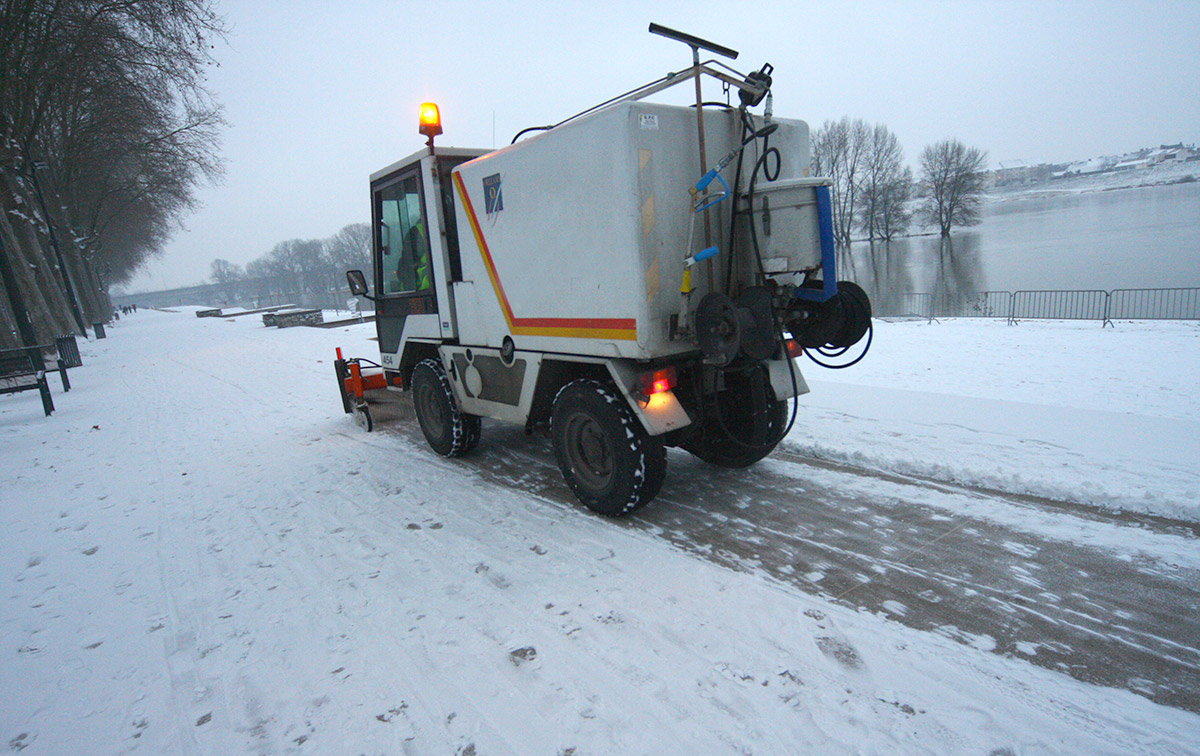 Neige à orléans 2009